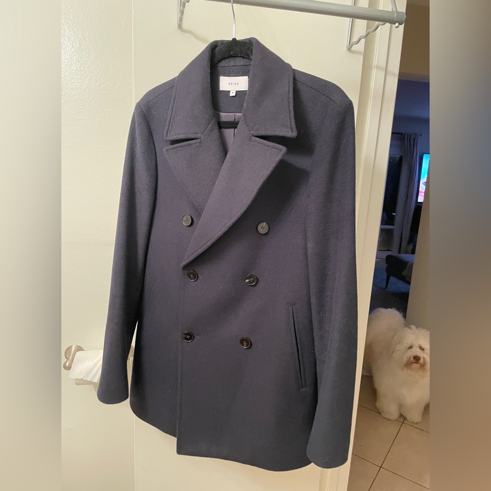 Reiss Navy wool jacket